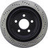 128.62065R by CENTRIC - Sport Cross Drilled Brake Rotor, Right