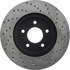 128.62068R by CENTRIC - Cross Drilled Rotor