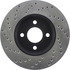 128.62072L by CENTRIC - Cross Drilled Rotor