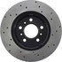 128.62073R by CENTRIC - Cross Drilled Rotor