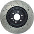 128.62075R by CENTRIC - Cross Drilled Rotor