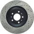 Centric 128.62084L Disc Brake Rotor Cross Drilled Rotor