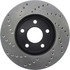 Centric 128.62095L Disc Brake Rotor Cross Drilled Rotor