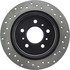 128.62097R by CENTRIC - Cross Drilled Rotor
