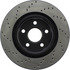 Centric 128.62114CL Disc Brake Rotor Sportstop Cryo Sport Drilled Rotor, Left