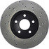 128.62104R by CENTRIC - Cross Drilled Rotor