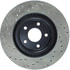 Centric 128.62116CL Disc Brake Rotor Sportstop Cryo Sport Drilled Rotor, Left