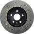 128.62120L by CENTRIC - Cross Drilled Rotor