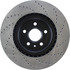 128.62124R by CENTRIC - Cross Drilled Rotor