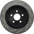 128.63054L by CENTRIC - Cross Drilled Rotor