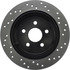 128.63054R by CENTRIC - Cross Drilled Rotor