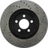 Centric 128.63059CR Disc Brake Rotor Sportstop Cryo Sport Drilled Rotor, Right