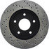 128.66038R by CENTRIC - Cross Drilled Rotor