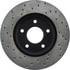 Centric 128.63068CL Disc Brake Rotor Sportstop Cryo Sport Drilled Rotor, Left
