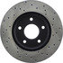 128.63068R by CENTRIC - Cross Drilled Rotor