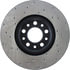 Centric 128.63080CL Disc Brake Rotor Sportstop Cryo Sport Drilled Rotor, Left
