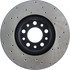 128.63080R by CENTRIC - Sport Cross Drilled Brake Rotor, Right