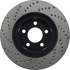 128.65082L by CENTRIC - Cross Drilled Rotor