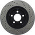 128.65082R by CENTRIC - Cross Drilled Rotor