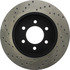 128.65100L by CENTRIC - Cross Drilled Rotor