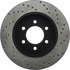 128.65100R by CENTRIC - Cross Drilled Rotor