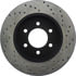 Centric 128.65100CR Disc Brake Rotor Sportstop Cryo Sport Drilled Rotor, Right