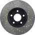 128.65132R by CENTRIC - Cross Drilled Rotor