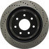128.65133R by CENTRIC - Cross Drilled Rotor
