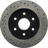 128.66009R by CENTRIC - Sport Cross Drilled Brake Rotor, Right