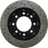 128.66042CR by CENTRIC - Sportstop Cryo Sport Drilled Rotor, Right