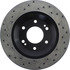 128.66051L by CENTRIC - Cross Drilled Rotor