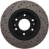 Centric 128.66063L Disc Brake Rotor Cross Drilled Rotor