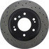 128.66051R by CENTRIC - Cross Drilled Rotor