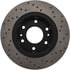 Centric 128.66063R Disc Brake Rotor Cross Drilled Rotor
