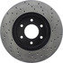 128.66064R by CENTRIC - Cross Drilled Rotor