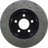 128.67022R by CENTRIC - Cross Drilled Rotor