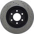 128.67038R by CENTRIC - Cross Drilled Rotor