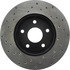 128.67042L by CENTRIC - Cross Drilled Rotor