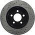 128.67045L by CENTRIC - Cross Drilled Rotor