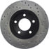 128.67049CR by CENTRIC - Sportstop Cryo Sport Drilled Rotor, Right
