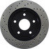 128.67050L by CENTRIC - Cross Drilled Rotor