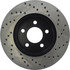 128.67052R by CENTRIC - Cross Drilled Rotor