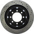 Centric 128.67062CR Disc Brake Rotor Sportstop Cryo Sport Drilled Rotor, Right