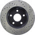 128.67068R by CENTRIC - Cross Drilled Rotor