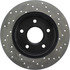 128.67071R by CENTRIC - Cross Drilled Rotor