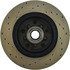 Centric 128.80003CL Disc Brake Rotor and Hub Assembly Sportstop Cryo Sport Drilled Rotor, Left