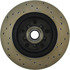 128.80003R by CENTRIC - Cross Drilled Rotor