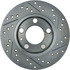 227.33057R by CENTRIC - Select Sport Drilled & Slotted Rotor, Right