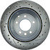 227.33078R by CENTRIC - Select Sport Drilled & Slotted Rotor, Right