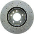 227.33080L by CENTRIC - Select Sport Drilled & Slotted Rotor, Left